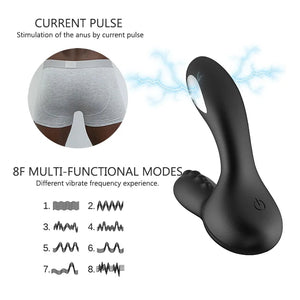 Anal Vibrator Anal Butt Plug 8 Speeds Electric Shock Prostate Massager