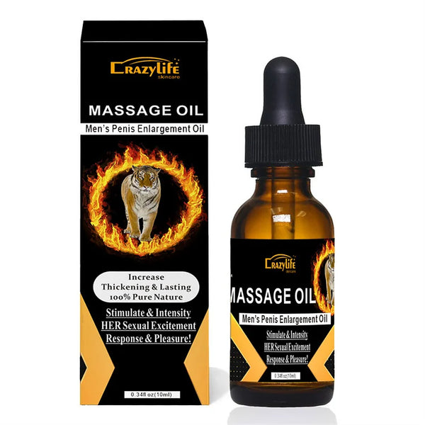 Crazylife Men's Penis Enlargement Massage Oil 10ml