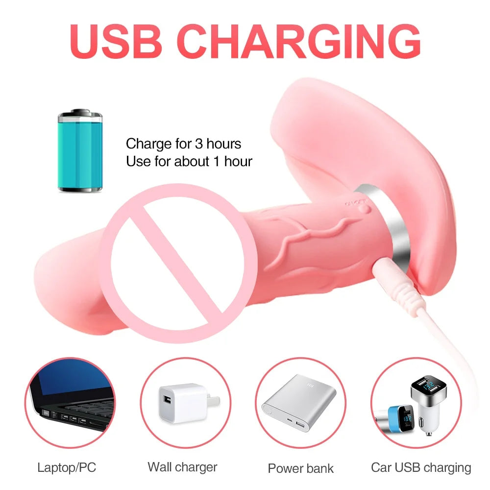 Remote Control Heating G-Spot Vibrator