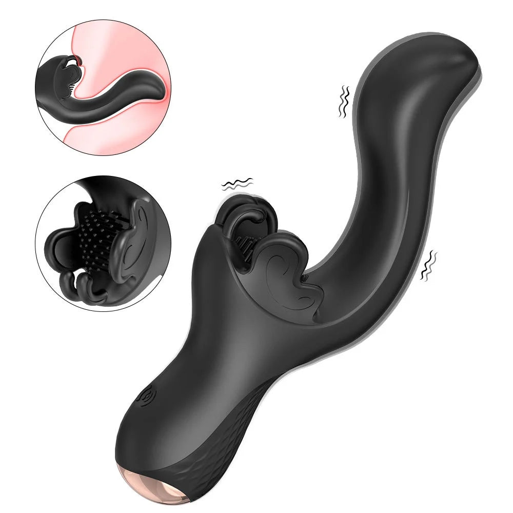 2-in-1 Butterfly Clit Stimulator & G-spot Vibrator ZhenDuo Sex Shop 2-in-1 Butterfly Clit Stimulator & G-spot Vibrator ZhenDuo Sex Shop