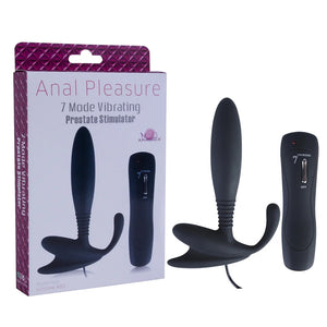 7 Frequency Pleasure Anchor Anal Plug Male Vibrating Prostate Stimulation