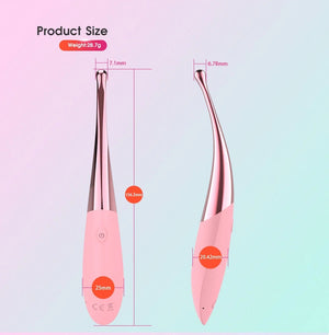 High Frequency G Spot Vibrator With Clit Stimulating Head