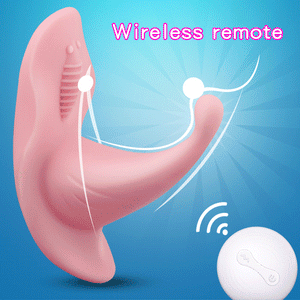 Wireless Remote Control Butterfly Vibrating Panties Dildo Vibrator Clitoral Stimulator