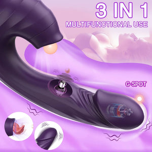 3 In1 Sucking Vibrating Clitoris Stimulator