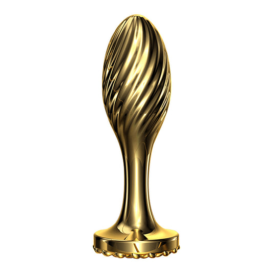 Lockink Pearl Gold Thread Anal Plug For Anal Expansion