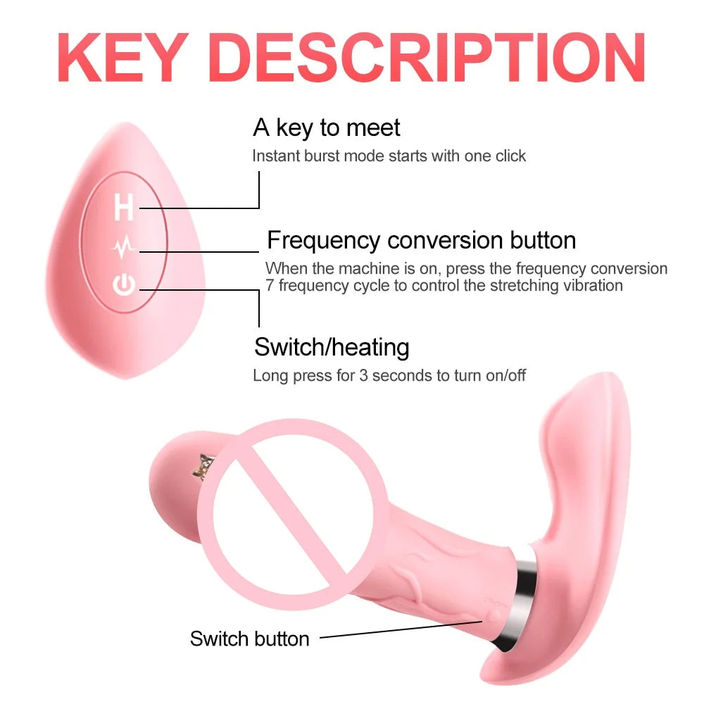 Remote Control Heating G-Spot Vibrator