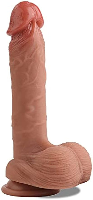 Realistic Lifelike Silicone Dildo, with Suction Cup Hands-Free, for G-Spot Stimulation Anal Sex Toys 7.7"-ZhenDuo Sex Shop-ZhenDuo Sex Shop