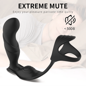 Whirlwind - Wireless Remote Control Vibration Prostate Massager With Cock Ring