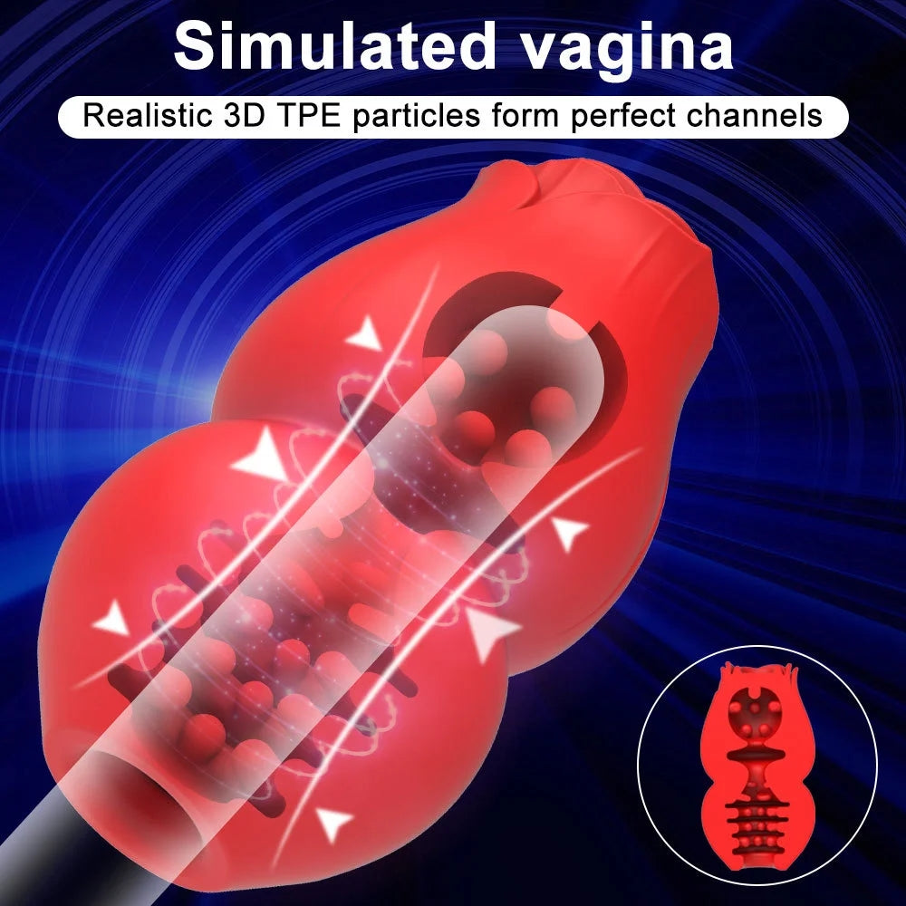 Male Rose Toy Heating Manual Masturbation Cup ZhenDuo Sex Shop Male Rose Toy Heating Manual Masturbation Cup ZhenDuo Sex Shop