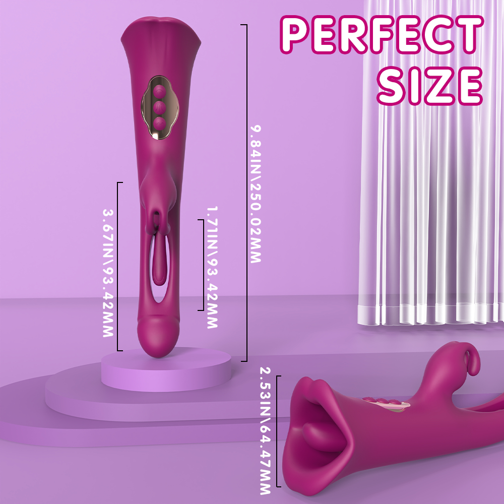 3 In 1 Big Mouth Flapping Tongue Licking Rabbit Vibrator ZhenDuo Sex Shop 3 In 1 Big Mouth Flapping Tongue Licking Rabbit Vibrator ZhenDuo Sex Shop