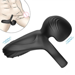 Remote Control Cock Ring Silicone Ring Electric Prostate Massager