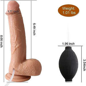 Realistic Ejaculating Water Spray Squirting Dildo with Suction Cup-ZhenDuo Sex Shop-ZhenDuo Sex Shop