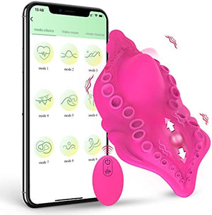 Butterfly Wearable Panty Vibrator with App & Remote Control Vibrating Clitorals Stimulator-ZhenDuo Sex Shop-ZhenDuo Sex Shop