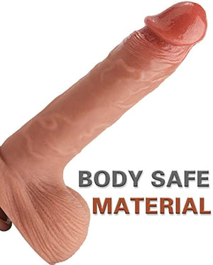 Realistic Lifelike Silicone Dildo, with Suction Cup Hands-Free, for G-Spot Stimulation Anal Sex Toys 7.7"-ZhenDuo Sex Shop-ZhenDuo Sex Shop