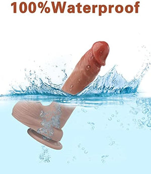 Realistic Lifelike Silicone Dildo, with Suction Cup Hands-Free, for G-Spot Stimulation Anal Sex Toys 7.7"-ZhenDuo Sex Shop-ZhenDuo Sex Shop