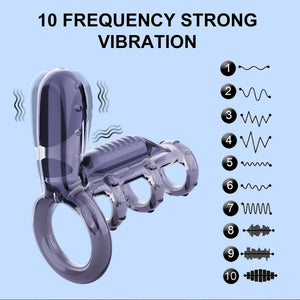 Male Vibrators Vibrating Cock Ring Delay Ejaculation
