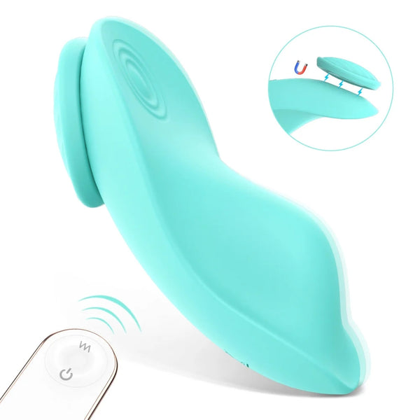 Underwear Magnetic Suction Wearable Vibrator With Wireless Electric Remote Control