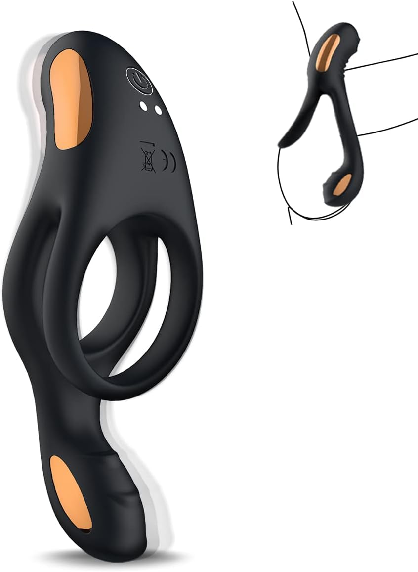 Vibrating Cock Ring with Clitoral Vibrator, 10 Vibration Modes Penis R ZhenDuo Sex Shop Vibrating Cock Ring with Clitoral Vibrator, 10 Vibration Modes Penis R ZhenDuo Sex Shop