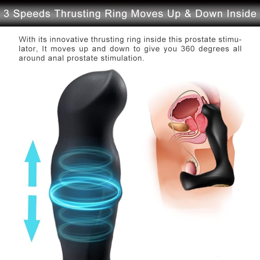 UNIMAT 3-in-1 Thrusting Heating Prostate Massager Stimulator with 8 Vi ZhenDuo Sex Shop UNIMAT 3-in-1 Thrusting Heating Prostate Massager Stimulator with 8 Vi ZhenDuo Sex Shop