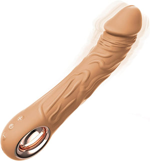 Realistic Waterproof Powerful Dildo Vibrator Clitoris G Spot Anal Stimulator with 10 Powerful Vibration Mode