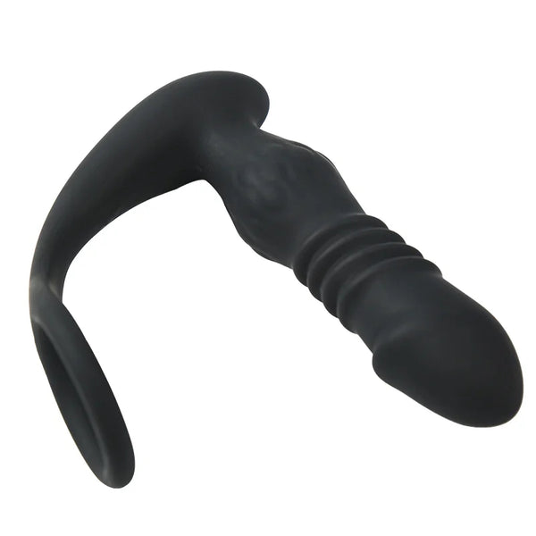 3-in-1 Thrusting Tapping Vibrating Prostate Massager & Cock Ring