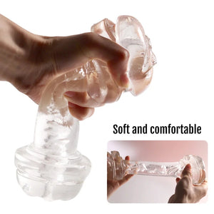 Double Head Manual Squeeze Male Masturbation Cup