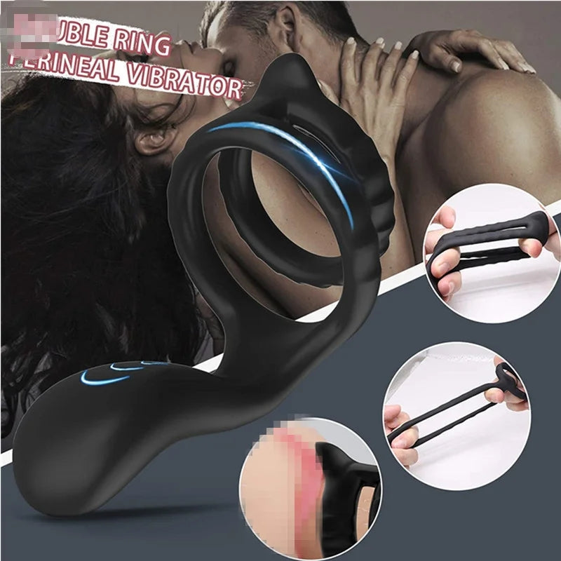Benny - Vibrating Silicone Penis Ring for Couples ZhenDuo Sex Shop Benny - Vibrating Silicone Penis Ring for Couples ZhenDuo Sex Shop