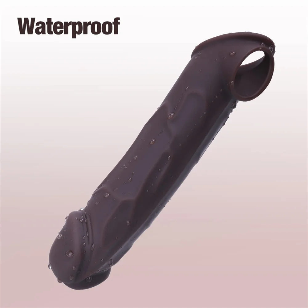 10 Modes Realistic Penis Sleeve Vibrating Cock Sleeve ZhenDuo Sex Shop 10 Modes Realistic Penis Sleeve Vibrating Cock Sleeve ZhenDuo Sex Shop