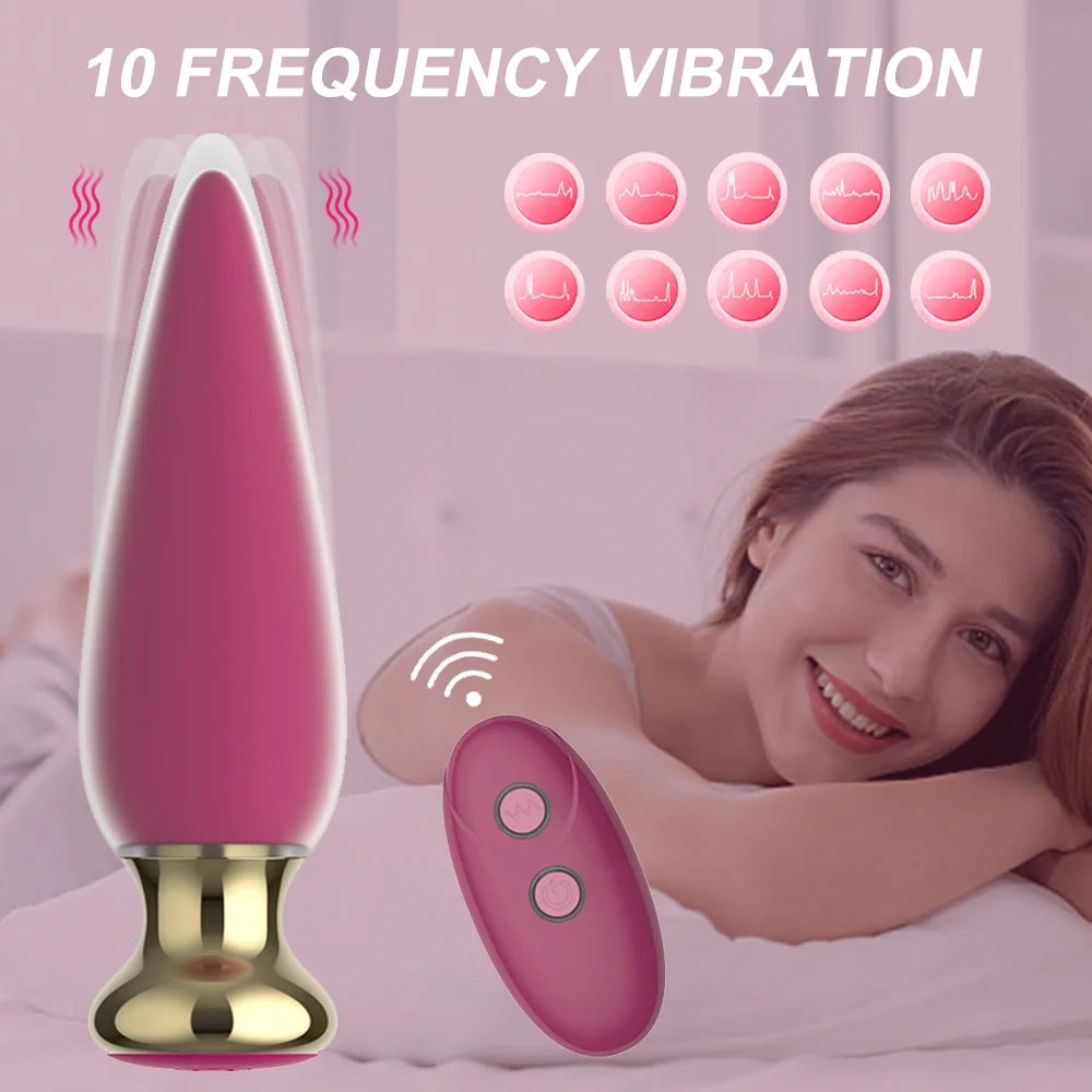 10 Vibration Modes Anal Plug Vibrator For Couples Prostate Massager Wi ZhenDuo Sex Shop 10 Vibration Modes Anal Plug Vibrator For Couples Prostate Massager Wi ZhenDuo Sex Shop