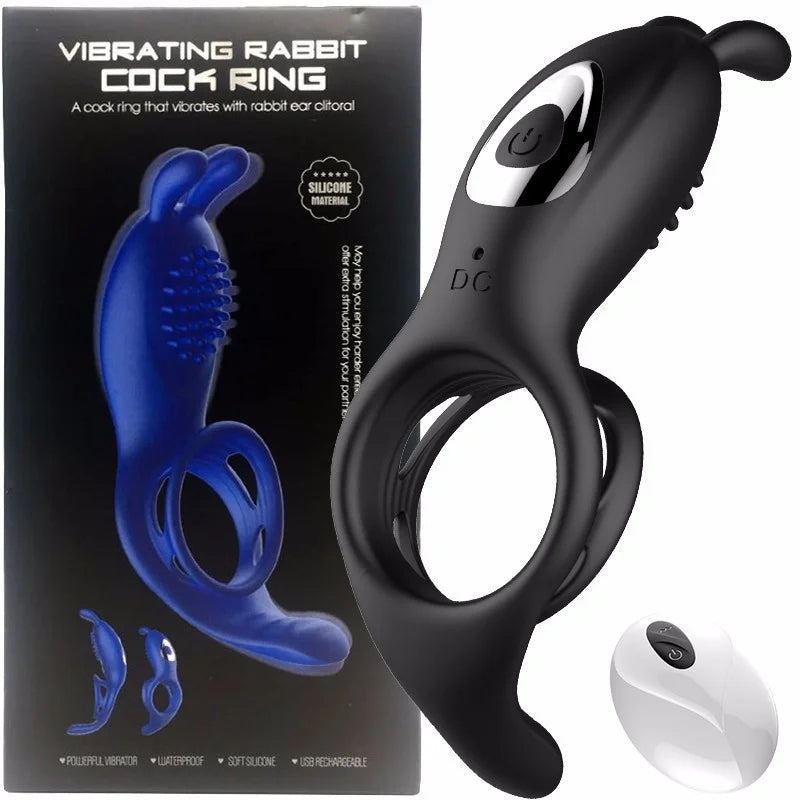 Remote Control 9 Frequency Vibrating Cock Ring Rabbit Ear Penis Ring ZhenDuo Sex Shop Remote Control 9 Frequency Vibrating Cock Ring Rabbit Ear Penis Ring ZhenDuo Sex Shop