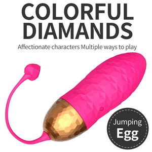 10 Speed G-spot Vibrator Jump Egg Vibrator With Remote Control
