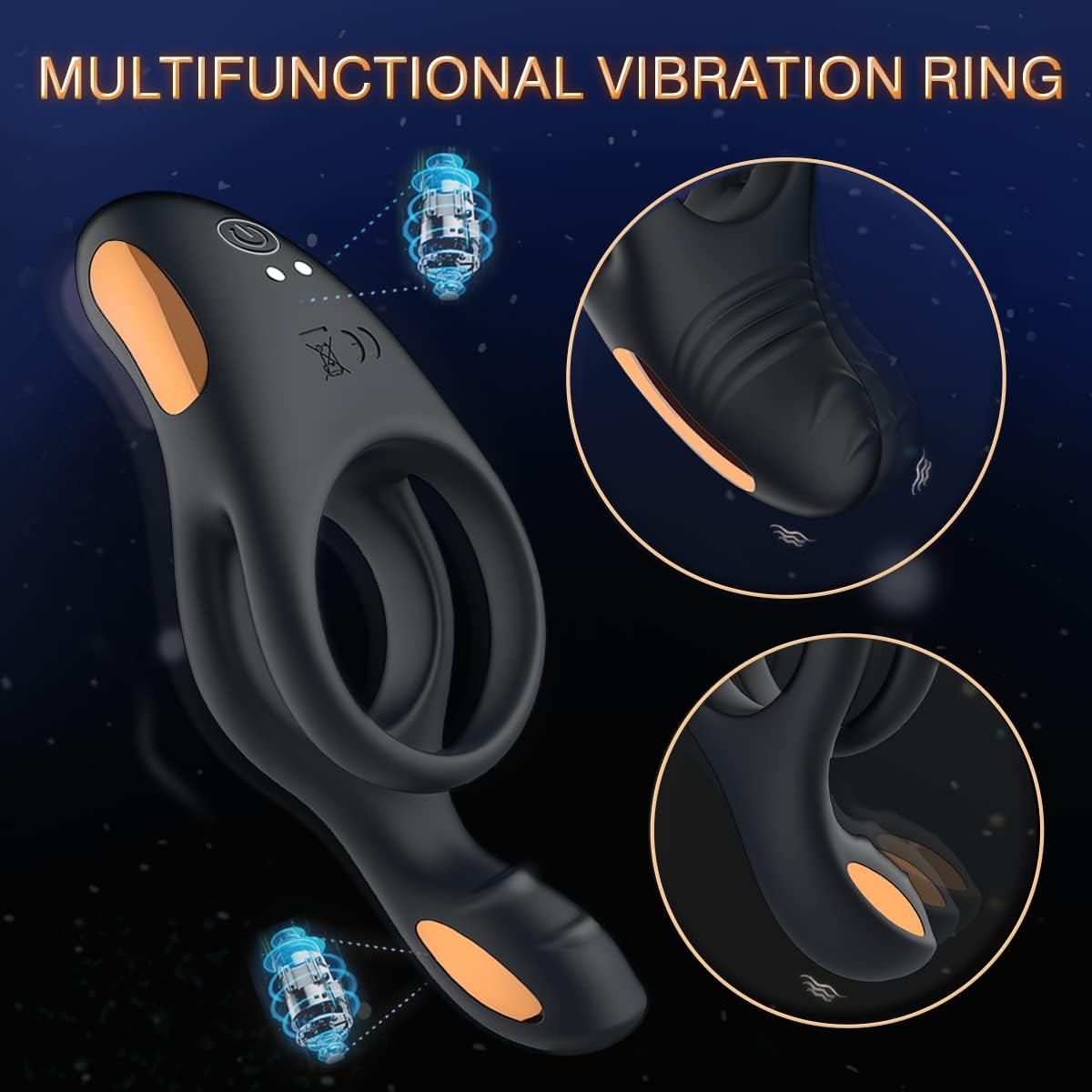 Vibrating Cock Ring with Clitoral Vibrator, 10 Vibration Modes Penis R ZhenDuo Sex Shop Vibrating Cock Ring with Clitoral Vibrator, 10 Vibration Modes Penis R ZhenDuo Sex Shop