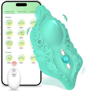 Butterfly Wearable Panty Vibrator with App & Remote Control Vibrating Clitorals Stimulator-ZhenDuo Sex Shop-ZhenDuo Sex Shop