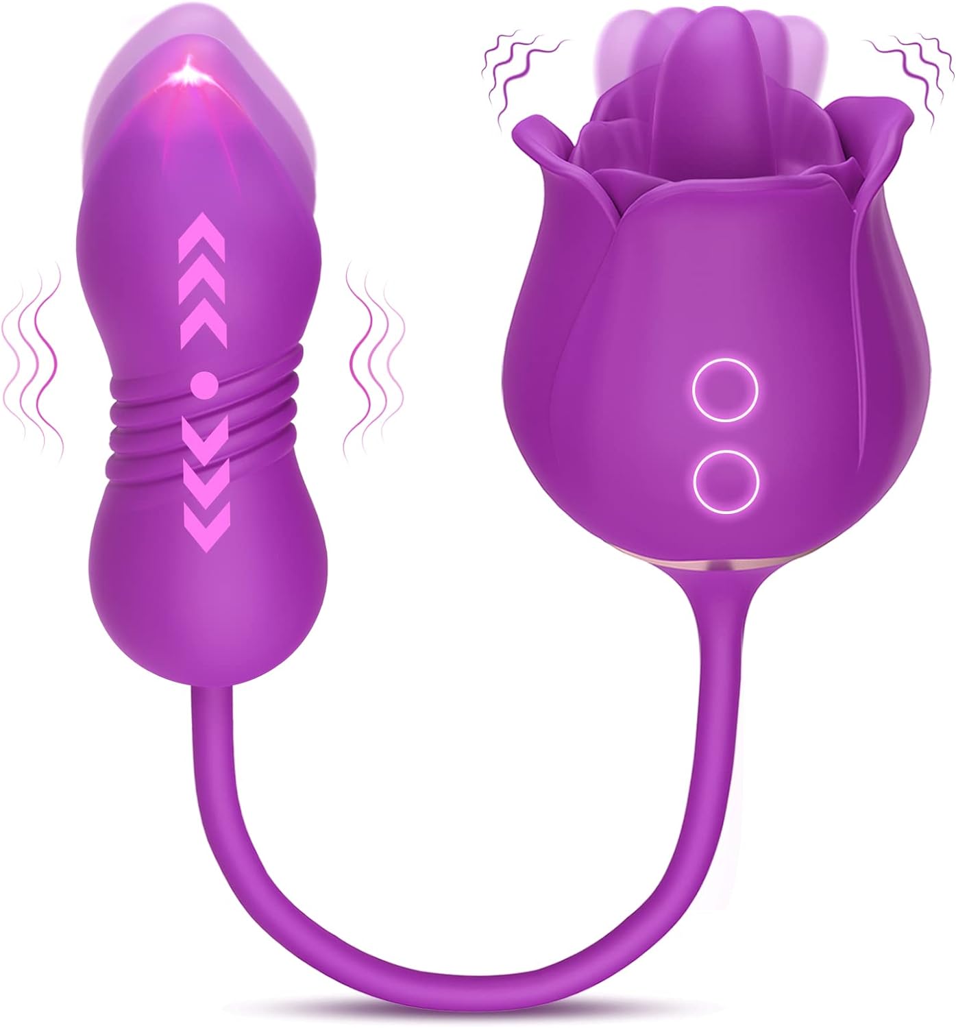 MOOLIGIRL Rose Sex Toys Dildo Vibrator - 3in1 Adult Toys Sex Stimulato ZhenDuo Sex Shop MOOLIGIRL Rose Sex Toys Dildo Vibrator - 3in1 Adult Toys Sex Stimulato ZhenDuo Sex Shop