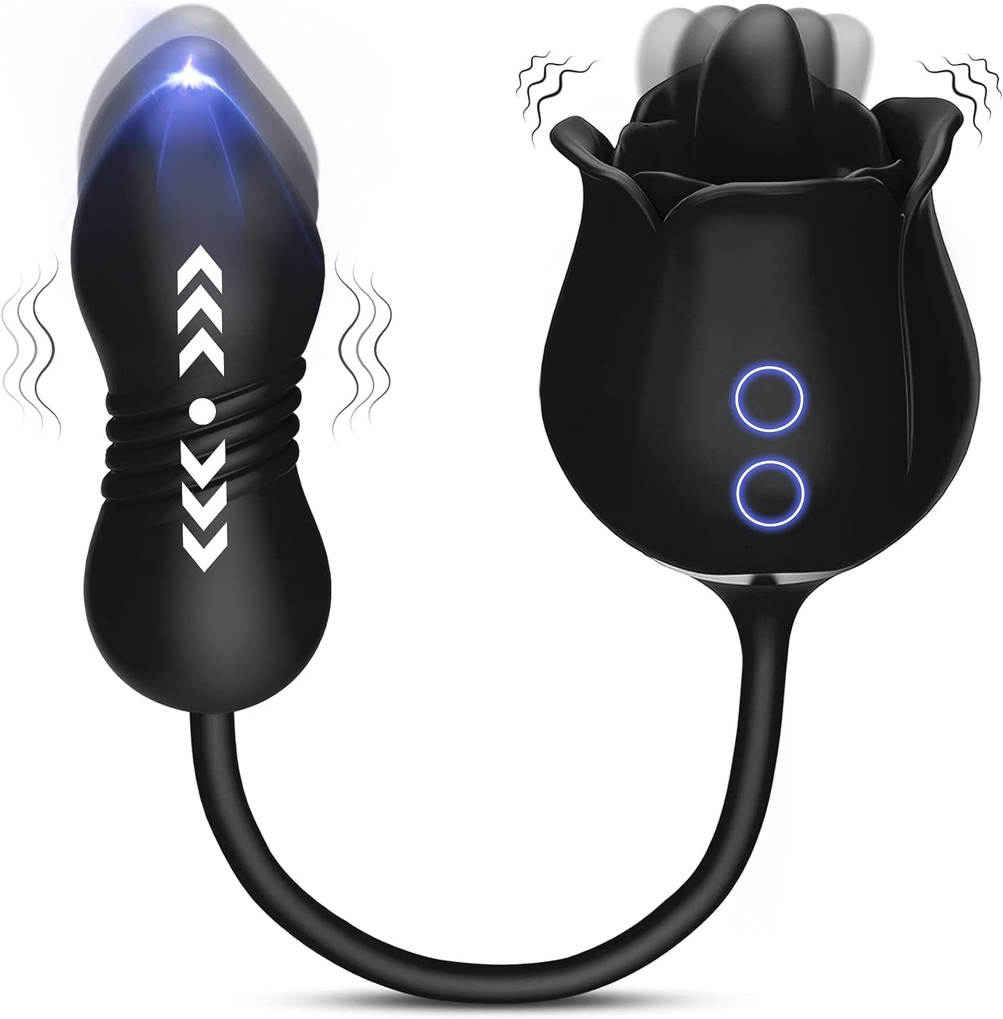 MOOLIGIRL Rose Sex Toys Dildo Vibrator - 3in1 Adult Toys Sex Stimulato ZhenDuo Sex Shop MOOLIGIRL Rose Sex Toys Dildo Vibrator - 3in1 Adult Toys Sex Stimulato ZhenDuo Sex Shop