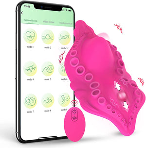 Butterfly Wearable Panty Vibrator with App & Remote Control Vibrating Clitorals Stimulator-ZhenDuo Sex Shop-ZhenDuo Sex Shop