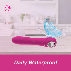 G-Spot Bullet Vibrator with 10 Strong Vibrations, Tuitionua Vibrating Dildo Clitoris Nipple Vagina Massager Stimulator