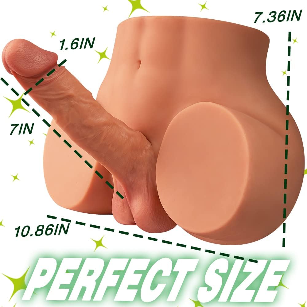 10.5 LB 2 in1 Torso Male Sex Doll with Realistic Dildo and Testis, An ZhenDuo Sex Shop 10.5 LB 2 in1 Torso Male Sex Doll with Realistic Dildo and Testis, An ZhenDuo Sex Shop