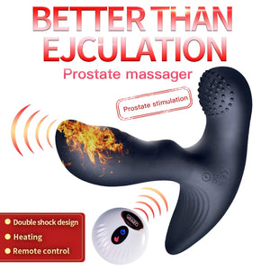Adam - Wireless Remote Control Heating Double-vibration Prostate Massager