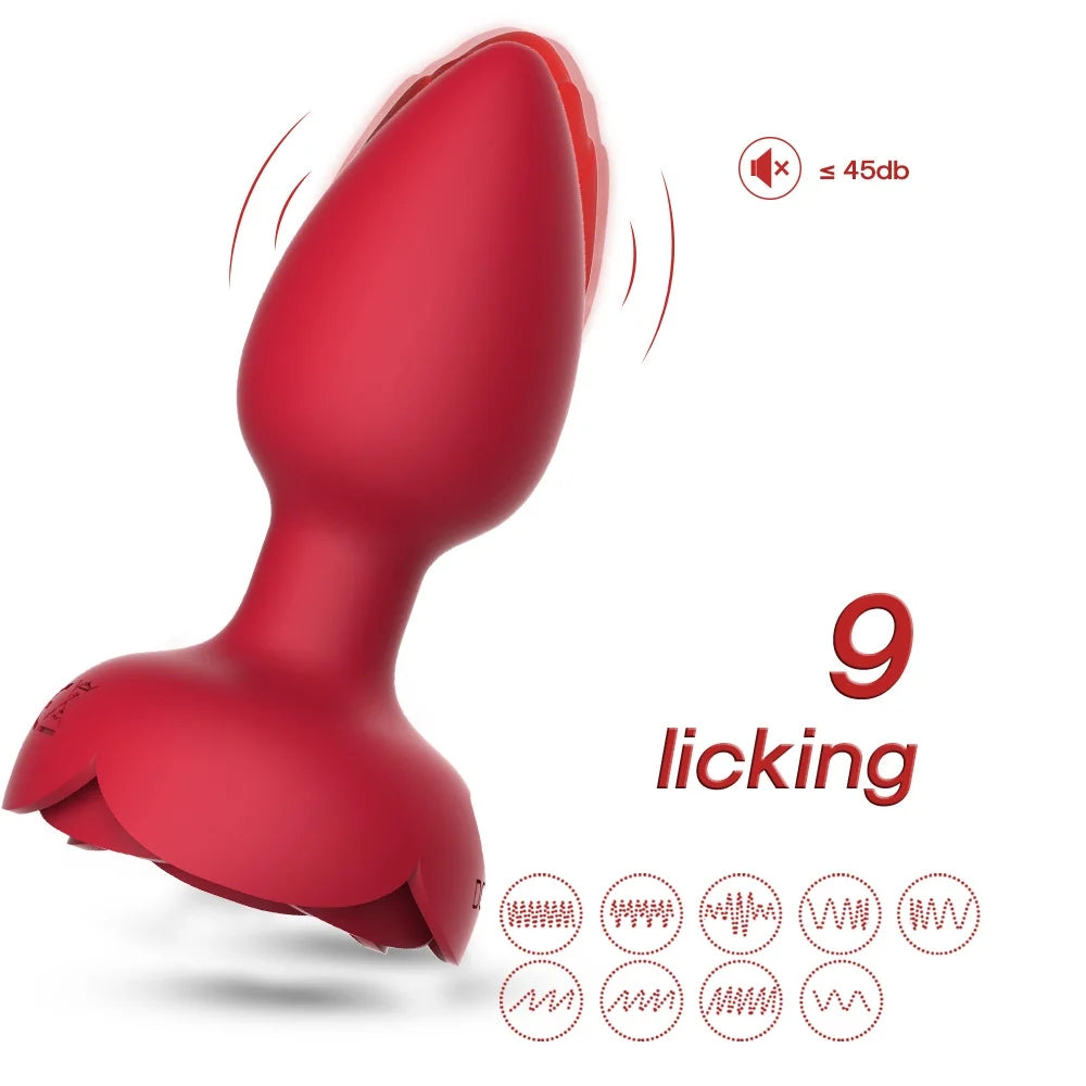 Flash Wireless Remote Control Vibration Rose Anal Plug ZhenDuo Sex Shop Flash Wireless Remote Control Vibration Rose Anal Plug ZhenDuo Sex Shop