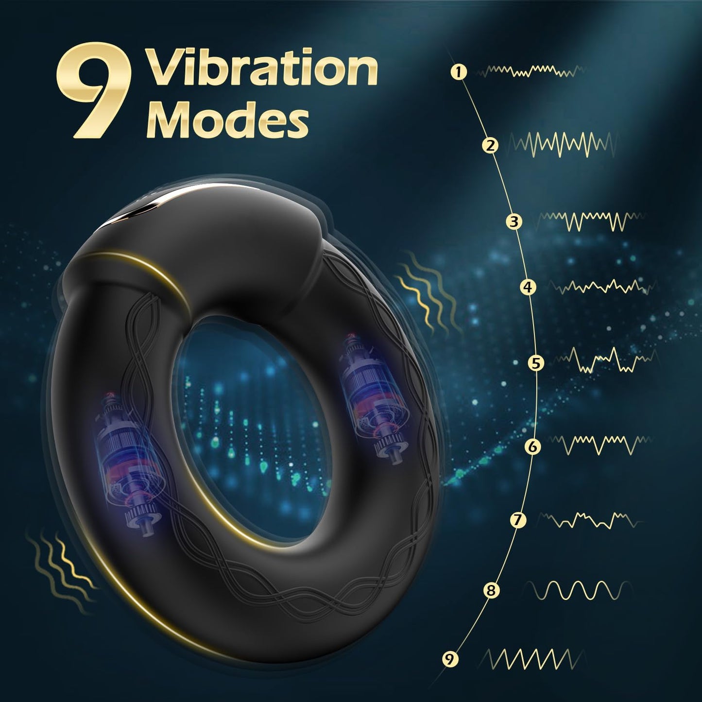 Vibrating Cock Ring, 9 Vibrations with Heating Penis Ring Vibrator Sex ZhenDuo Sex Shop Vibrating Cock Ring, 9 Vibrations with Heating Penis Ring Vibrator Sex ZhenDuo Sex Shop