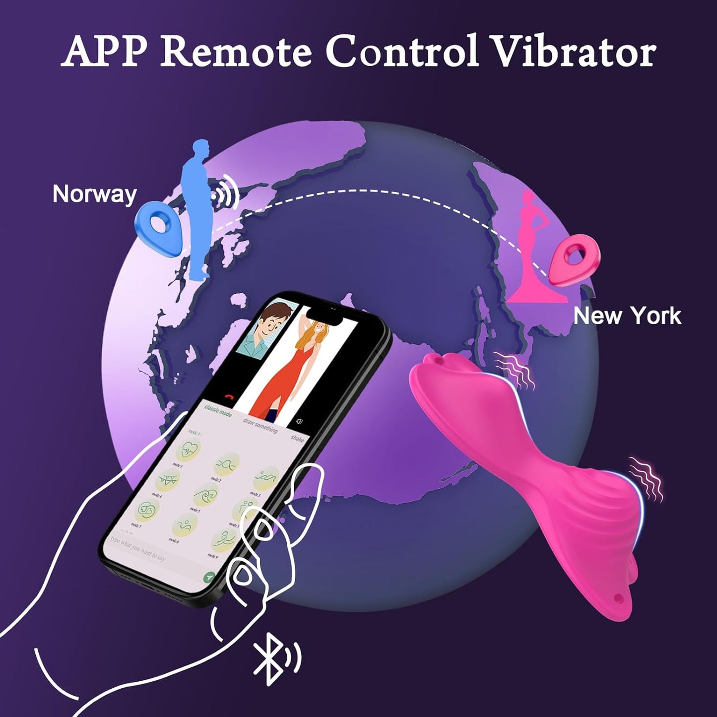 APP Remote Control Vibrator-Butterfly Novelties Clit Stimulator Sit an ZhenDuo Sex Shop APP Remote Control Vibrator-Butterfly Novelties Clit Stimulator Sit an ZhenDuo Sex Shop