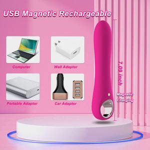 G-Spot Bullet Vibrator with 10 Strong Vibrations, Tuitionua Vibrating Dildo Clitoris Nipple Vagina Massager Stimulator