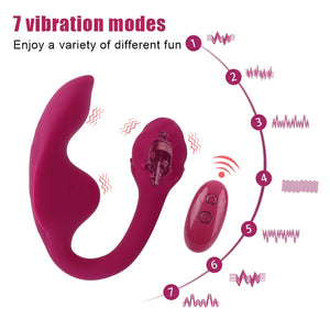 3 Point Stimulator Panty Vibrator With Tail