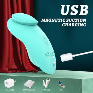 Underwear Magnetic Suction Wearable Vibrator With Wireless Electric Remote Control