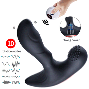 Adam - Wireless Remote Control Heating Double-vibration Prostate Massager