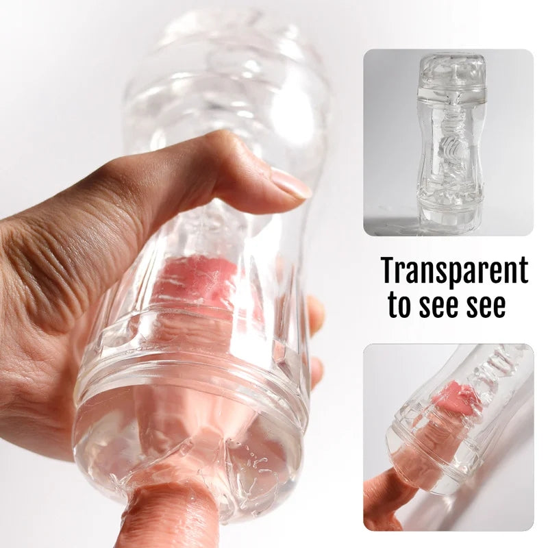 Double Head Manual Squeeze Male Masturbation Cup ZhenDuo Sex Shop Double Head Manual Squeeze Male Masturbation Cup ZhenDuo Sex Shop