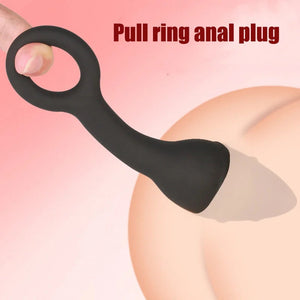 Non-electric Silicone Butt Plug Prostate Massager G-spot Stimulation Anal Dilator