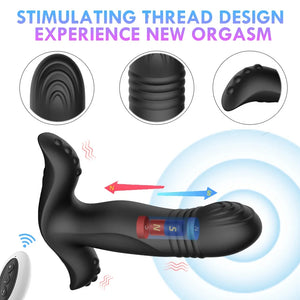 Edward - Wireless Remote Control Telescopic Vibrating Prostate Massager