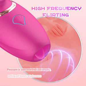Clitoral Sucking Vibrator with Licking and Flapping Stimulation